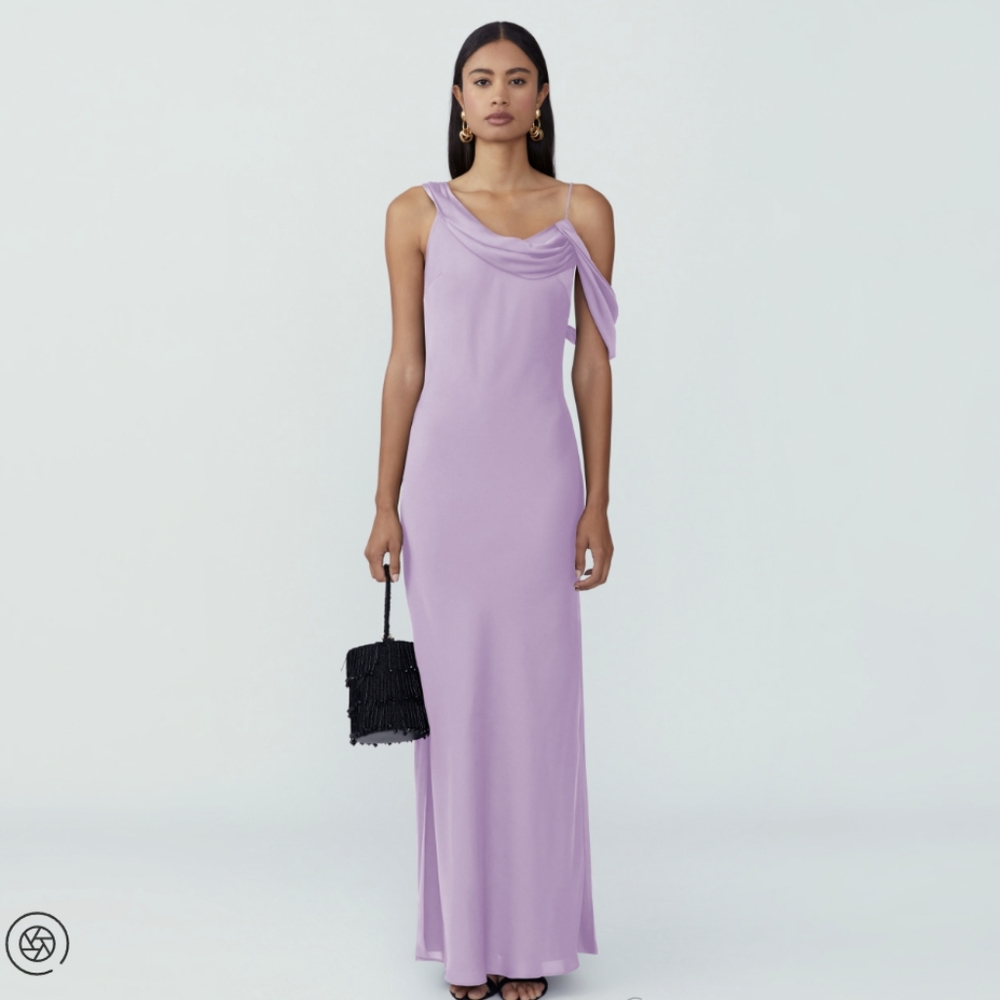Fame and Partners Francois Dress in Lilac size 4 NWT